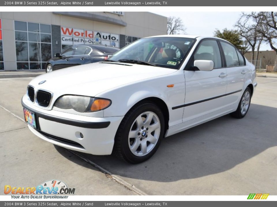 2004 BMW 3 Series 325i Sedan Alpine White / Sand Photo #1