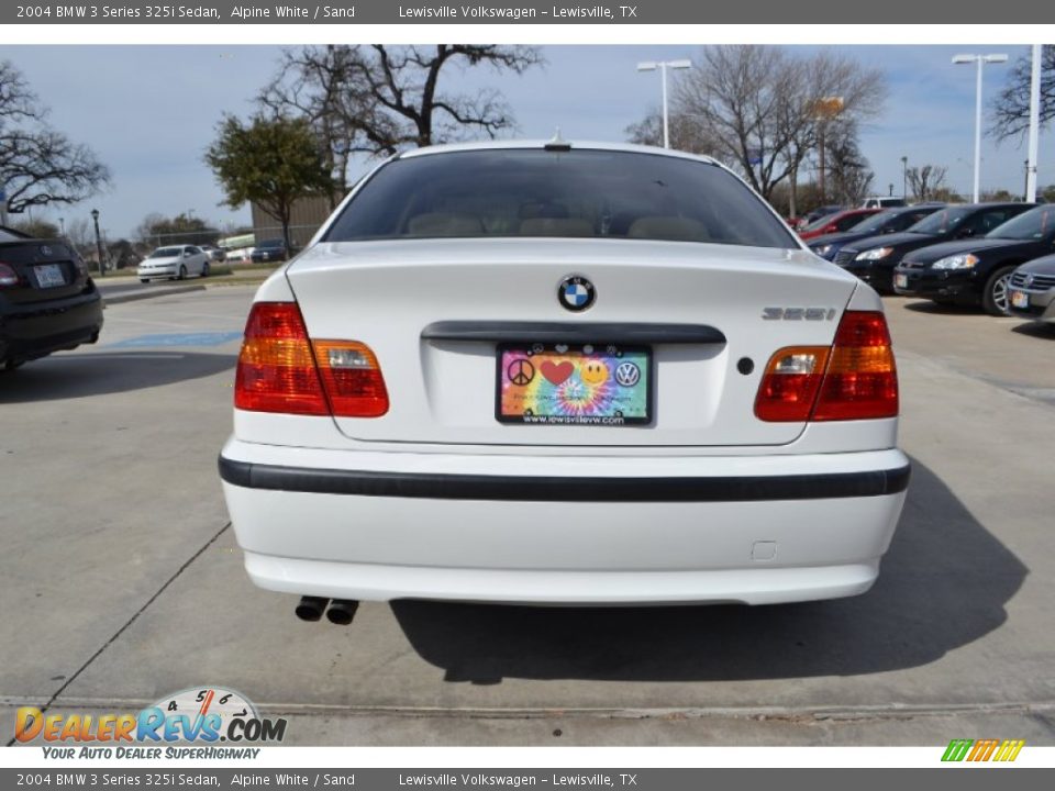 2004 BMW 3 Series 325i Sedan Alpine White / Sand Photo #4