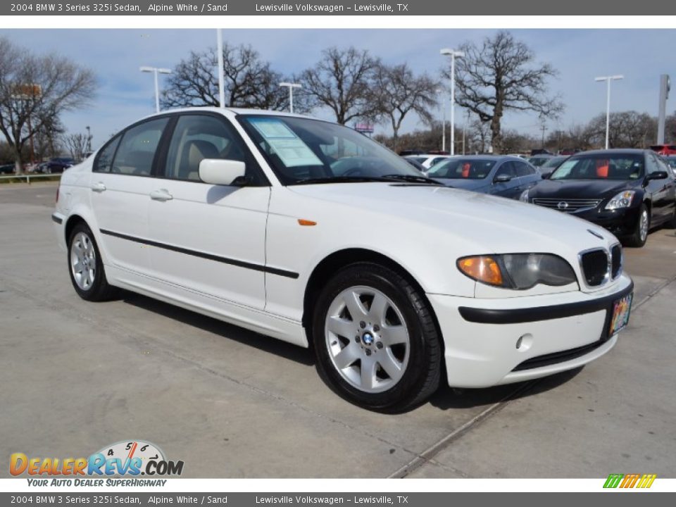 2004 BMW 3 Series 325i Sedan Alpine White / Sand Photo #7