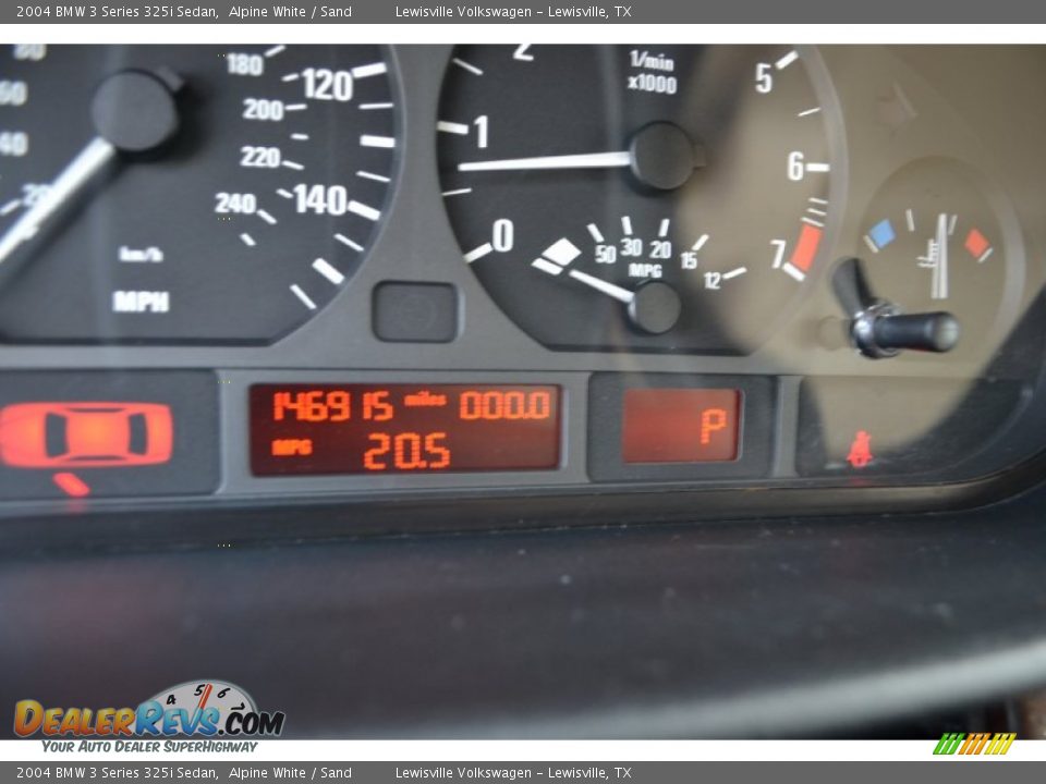 2004 BMW 3 Series 325i Sedan Alpine White / Sand Photo #23