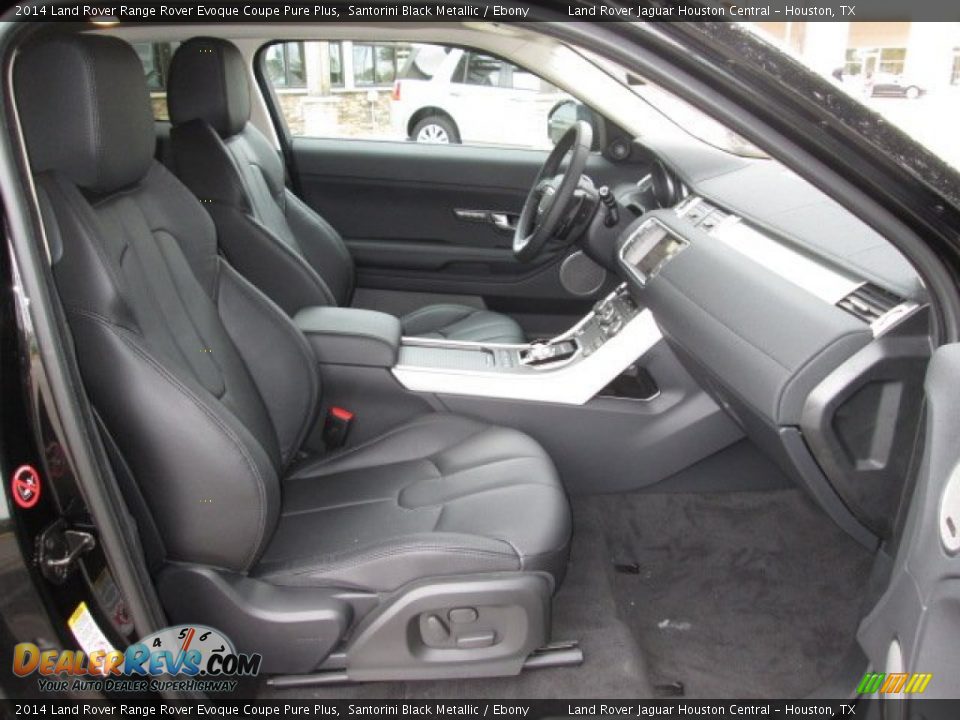 Ebony Interior - 2014 Land Rover Range Rover Evoque Coupe Pure Plus Photo #4