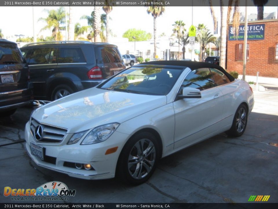 2011 Mercedes-Benz E 350 Cabriolet Arctic White / Black Photo #5