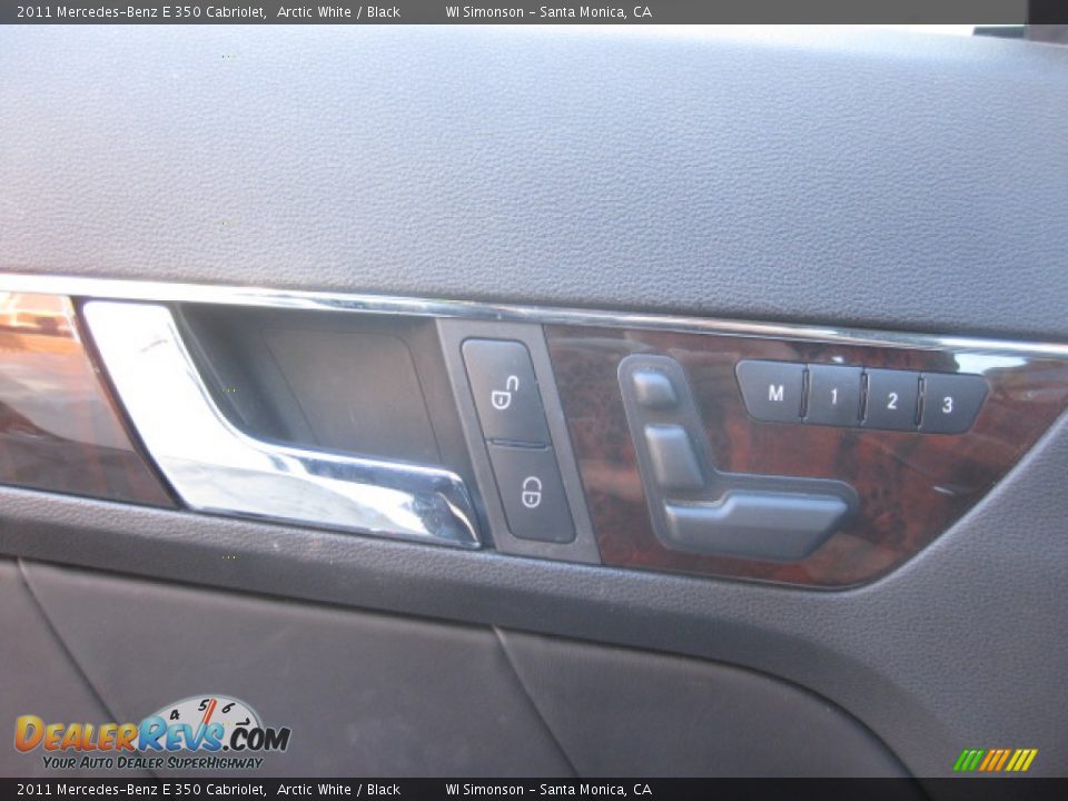 2011 Mercedes-Benz E 350 Cabriolet Arctic White / Black Photo #7