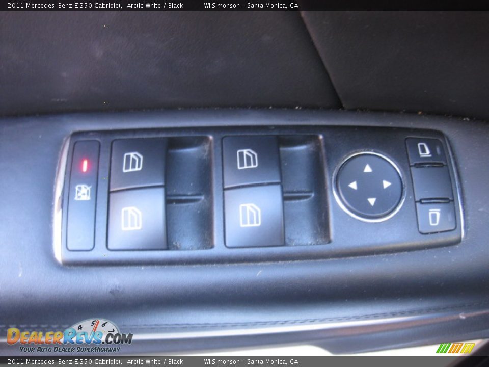 2011 Mercedes-Benz E 350 Cabriolet Arctic White / Black Photo #8