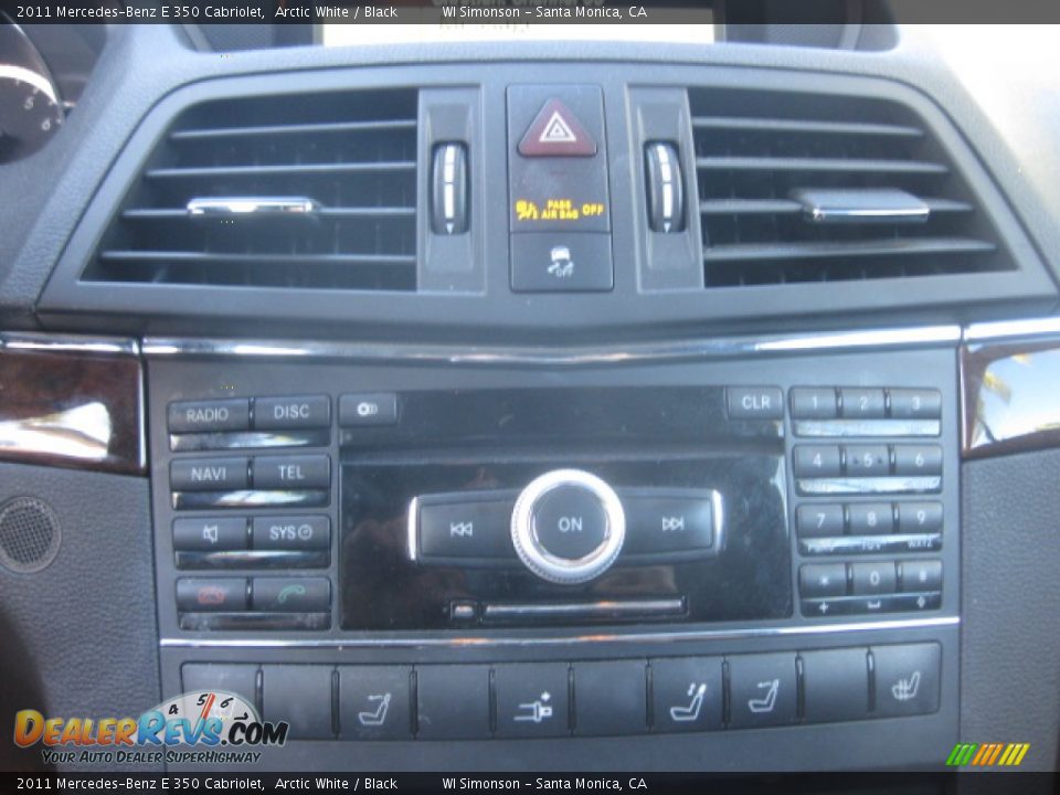 2011 Mercedes-Benz E 350 Cabriolet Arctic White / Black Photo #14