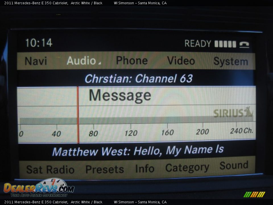 2011 Mercedes-Benz E 350 Cabriolet Arctic White / Black Photo #15