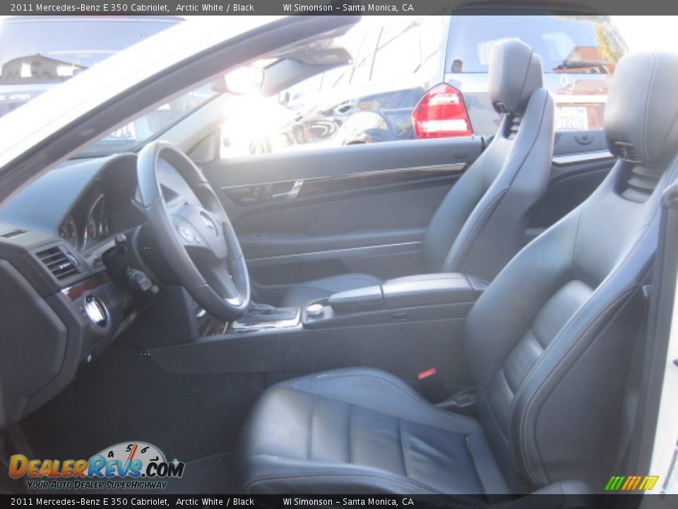 2011 Mercedes-Benz E 350 Cabriolet Arctic White / Black Photo #18