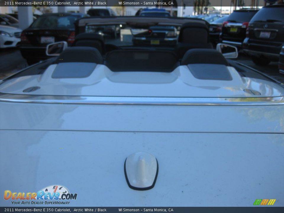 2011 Mercedes-Benz E 350 Cabriolet Arctic White / Black Photo #21