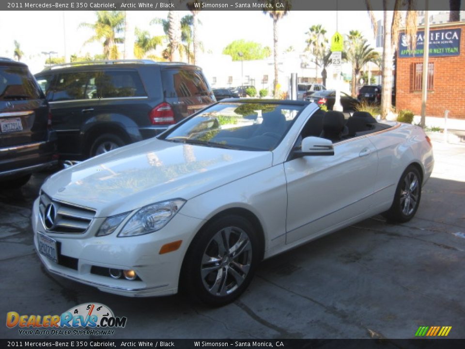 2011 Mercedes-Benz E 350 Cabriolet Arctic White / Black Photo #22