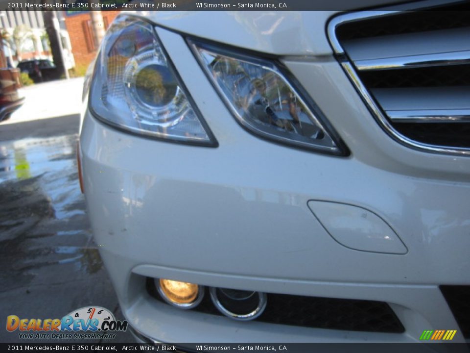 2011 Mercedes-Benz E 350 Cabriolet Arctic White / Black Photo #23