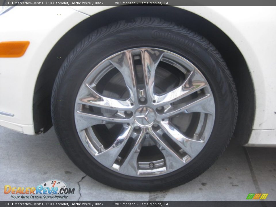 2011 Mercedes-Benz E 350 Cabriolet Arctic White / Black Photo #24