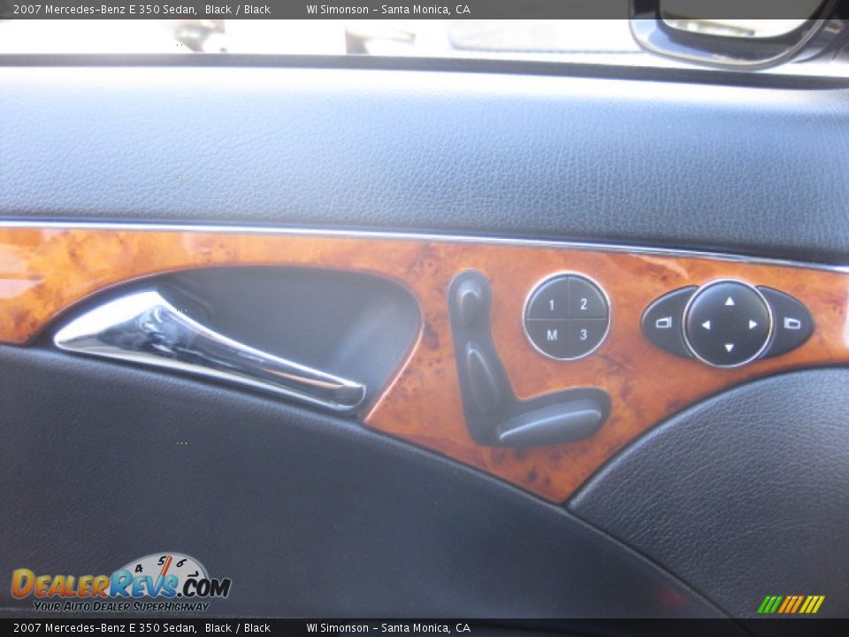 2007 Mercedes-Benz E 350 Sedan Black / Black Photo #7