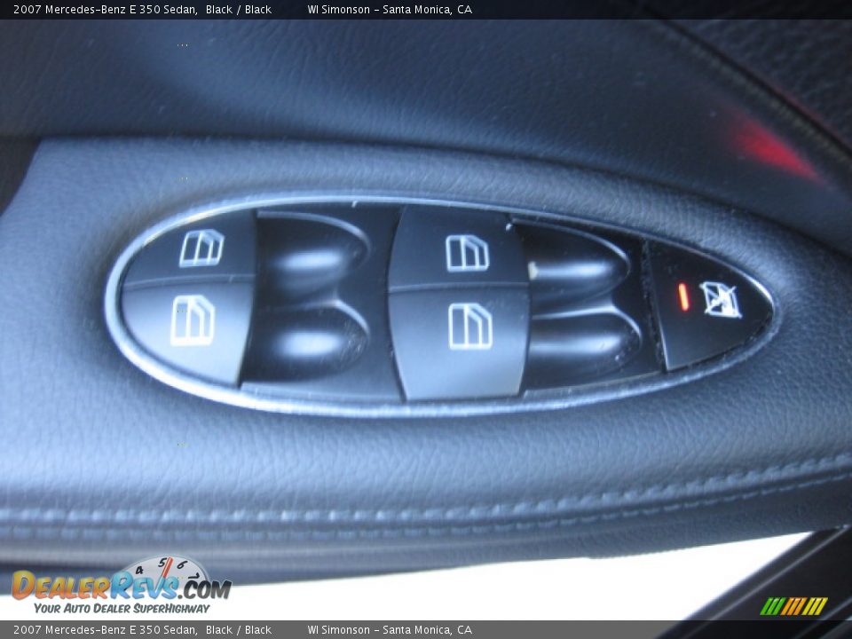 2007 Mercedes-Benz E 350 Sedan Black / Black Photo #8