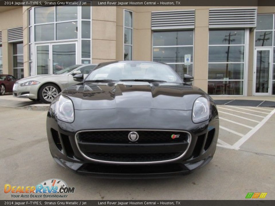 2014 Jaguar F-TYPE S Stratus Grey Metallic / Jet Photo #6
