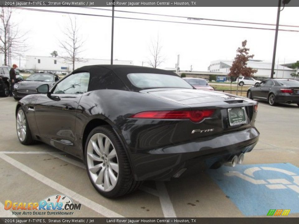 2014 Jaguar F-TYPE S Stratus Grey Metallic / Jet Photo #8