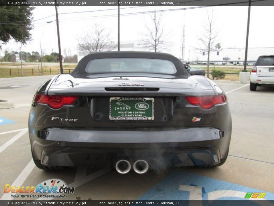 2014 Jaguar F-TYPE S Stratus Grey Metallic / Jet Photo #9