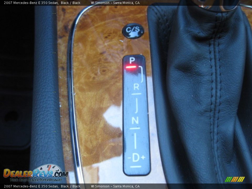 2007 Mercedes-Benz E 350 Sedan Black / Black Photo #12