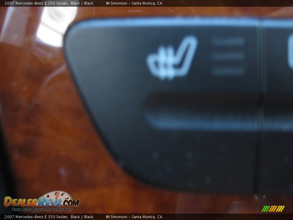 2007 Mercedes-Benz E 350 Sedan Black / Black Photo #14