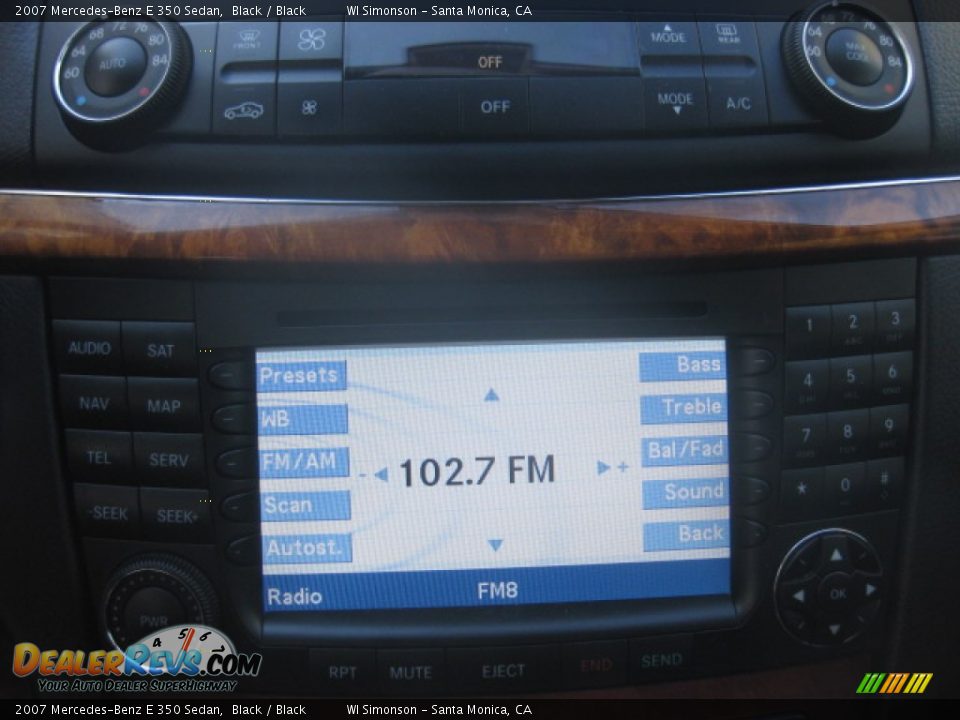 2007 Mercedes-Benz E 350 Sedan Black / Black Photo #15