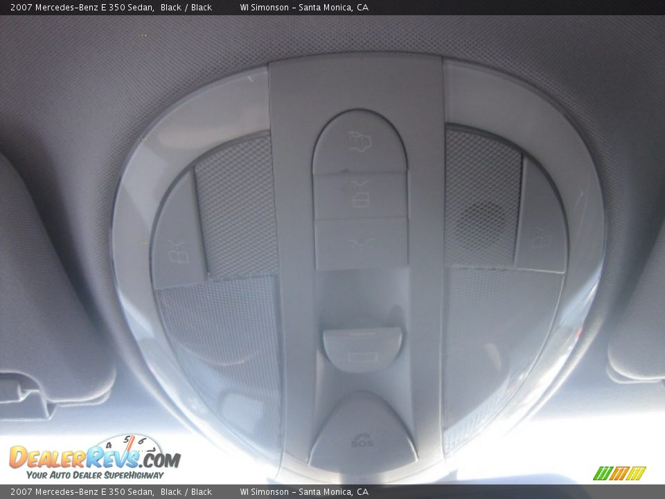 2007 Mercedes-Benz E 350 Sedan Black / Black Photo #17