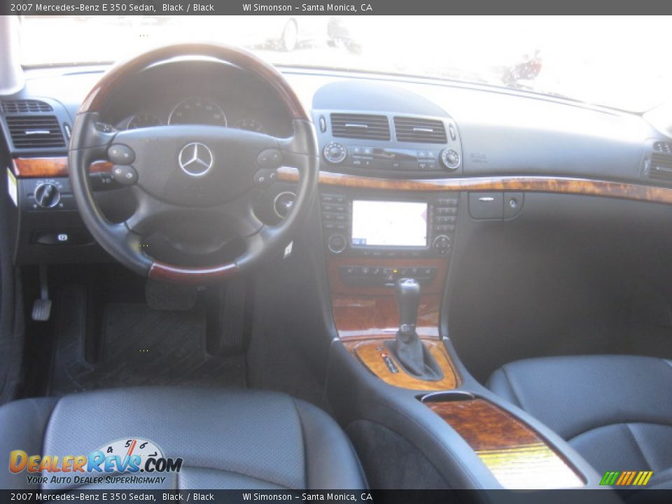2007 Mercedes-Benz E 350 Sedan Black / Black Photo #20