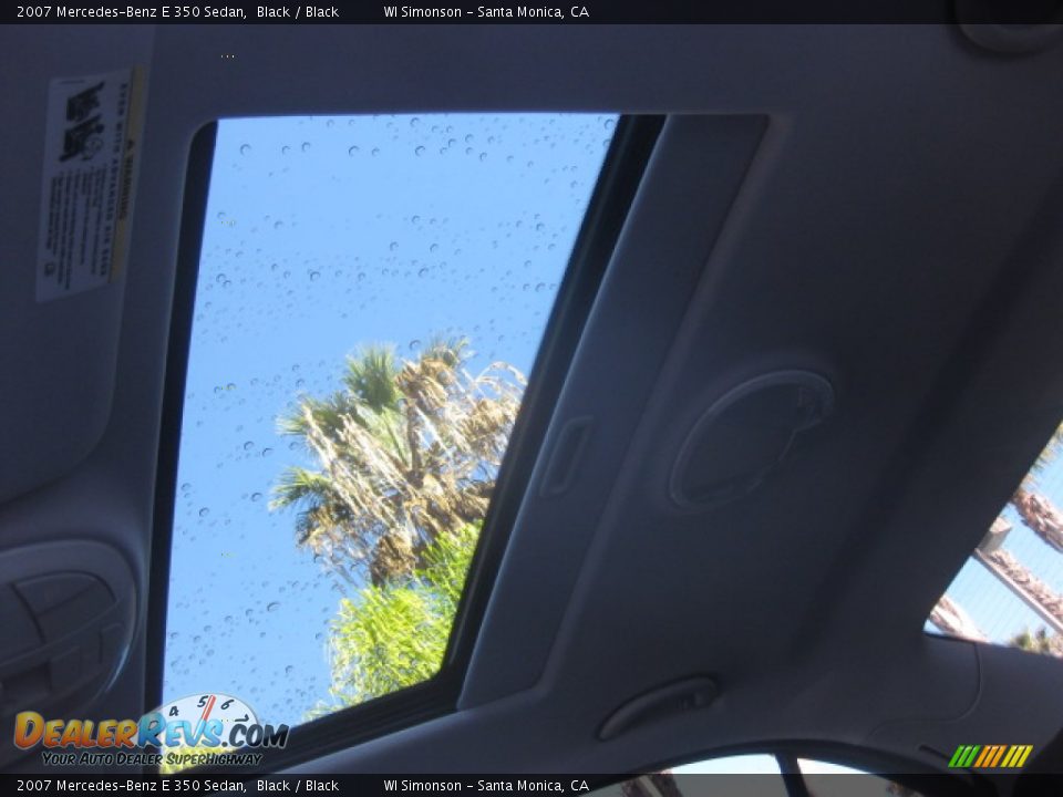 2007 Mercedes-Benz E 350 Sedan Black / Black Photo #21