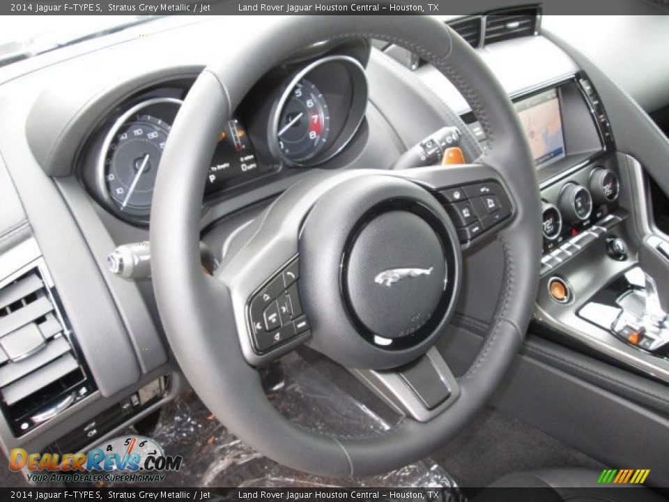 2014 Jaguar F-TYPE S Steering Wheel Photo #18