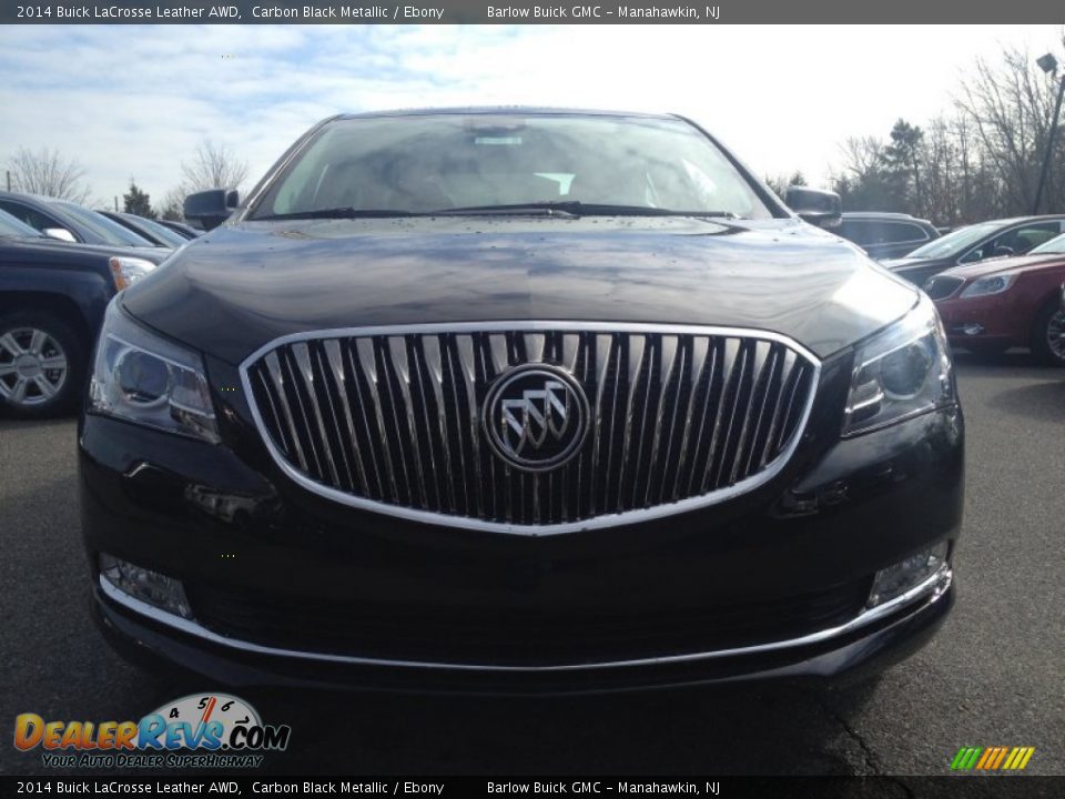 2014 Buick LaCrosse Leather AWD Carbon Black Metallic / Ebony Photo #2