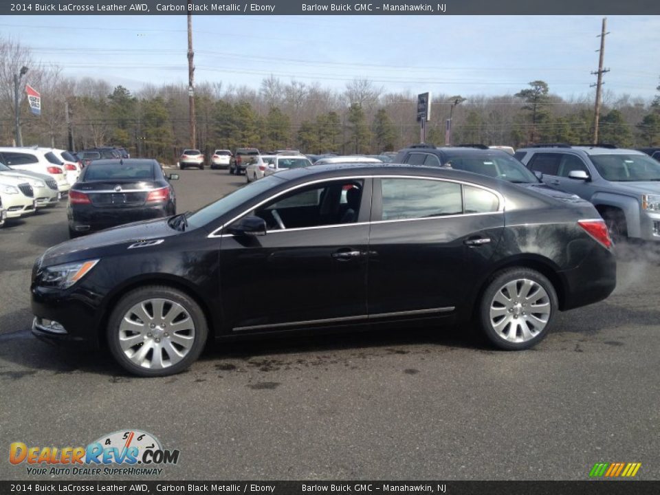 2014 Buick LaCrosse Leather AWD Carbon Black Metallic / Ebony Photo #3
