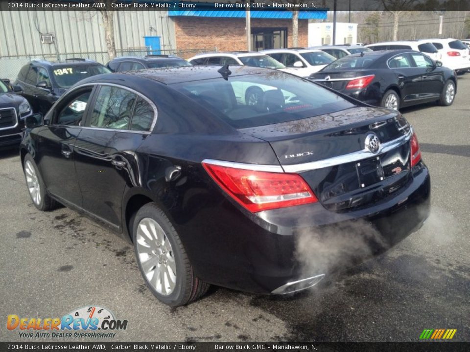 2014 Buick LaCrosse Leather AWD Carbon Black Metallic / Ebony Photo #4
