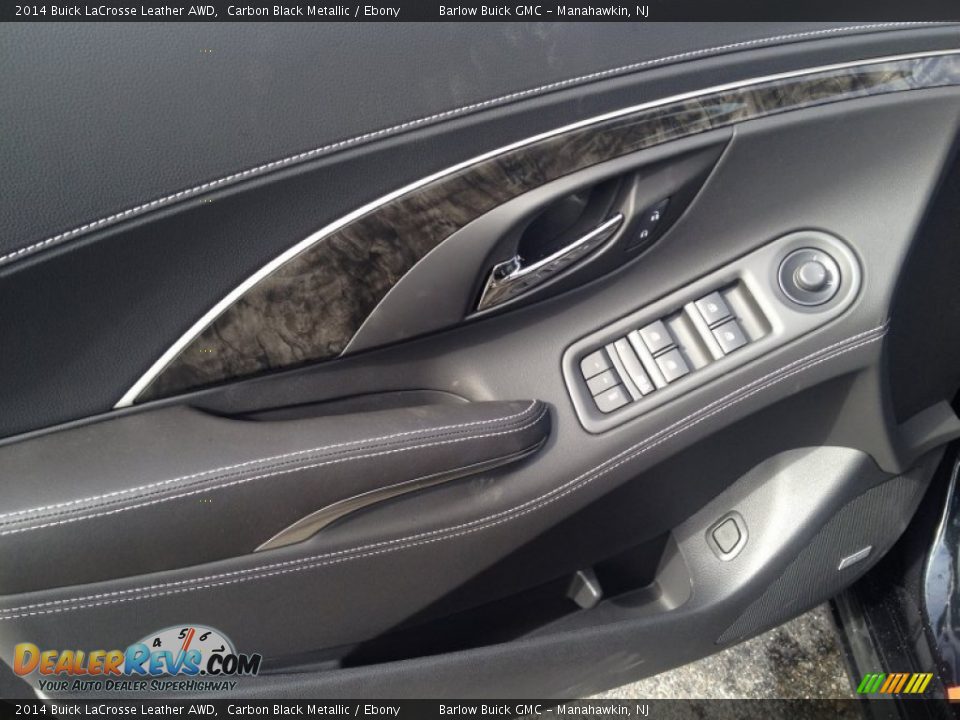 2014 Buick LaCrosse Leather AWD Carbon Black Metallic / Ebony Photo #7