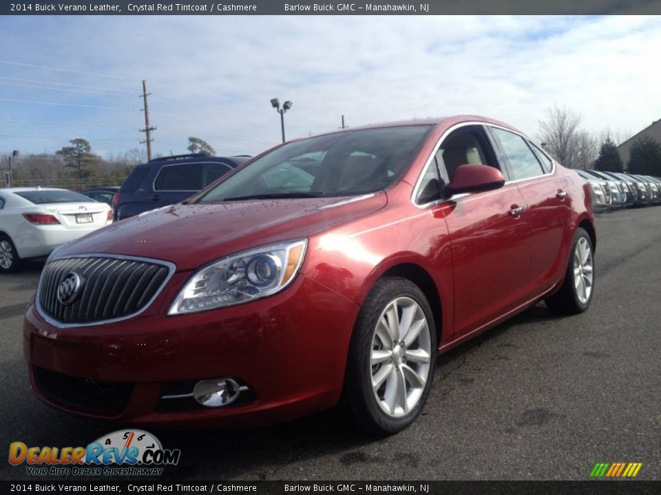 2014 Buick Verano Leather Crystal Red Tintcoat / Cashmere Photo #1