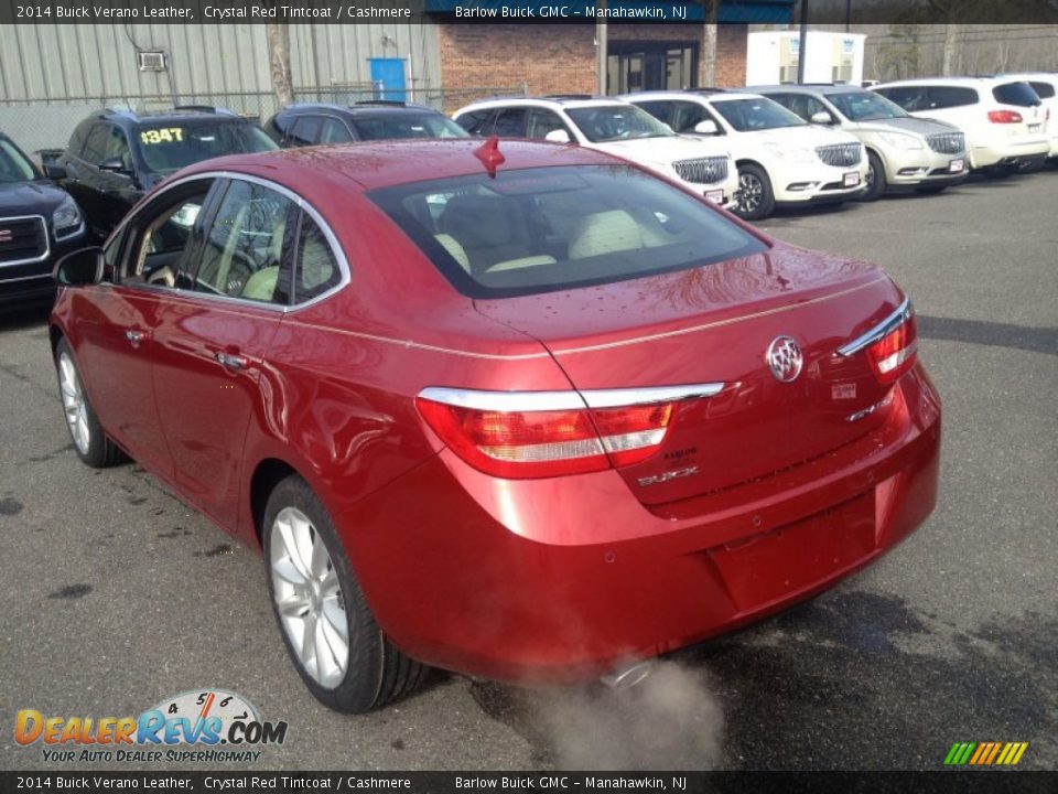 2014 Buick Verano Leather Crystal Red Tintcoat / Cashmere Photo #4