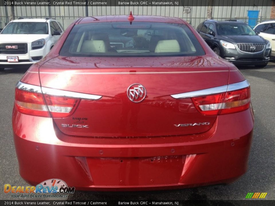 2014 Buick Verano Leather Crystal Red Tintcoat / Cashmere Photo #5