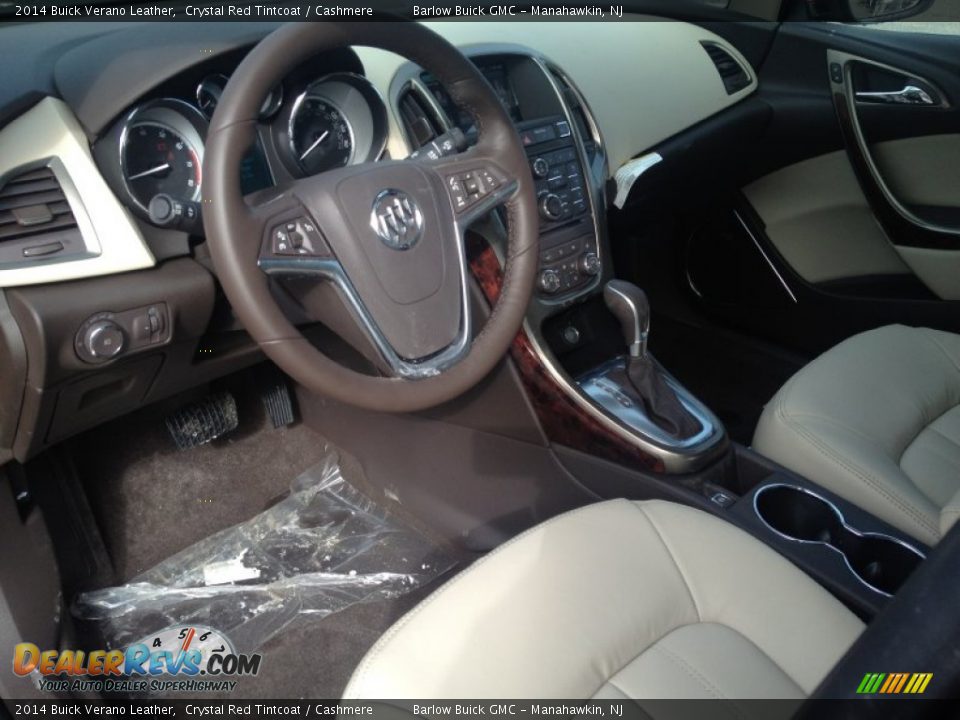 2014 Buick Verano Leather Crystal Red Tintcoat / Cashmere Photo #8