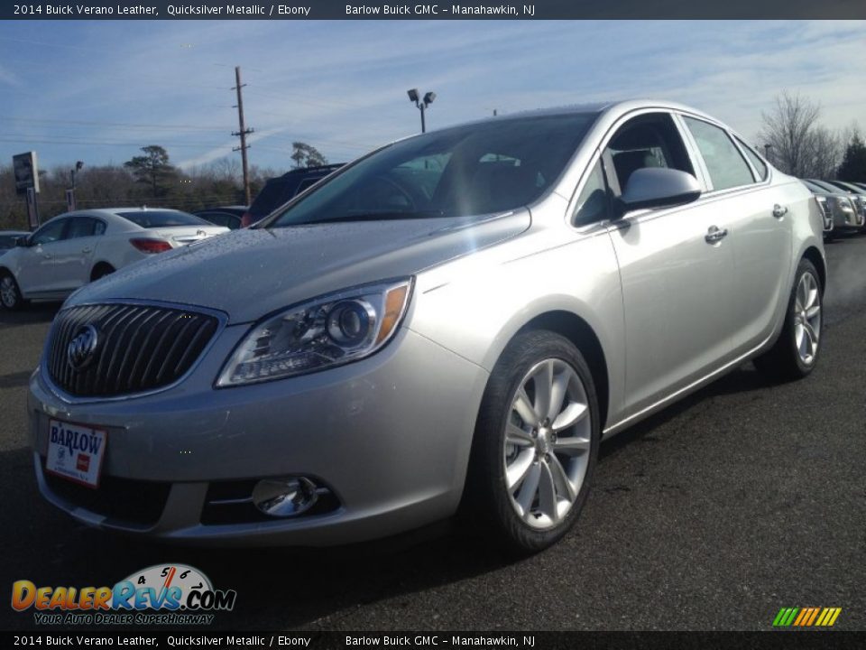 2014 Buick Verano Leather Quicksilver Metallic / Ebony Photo #1