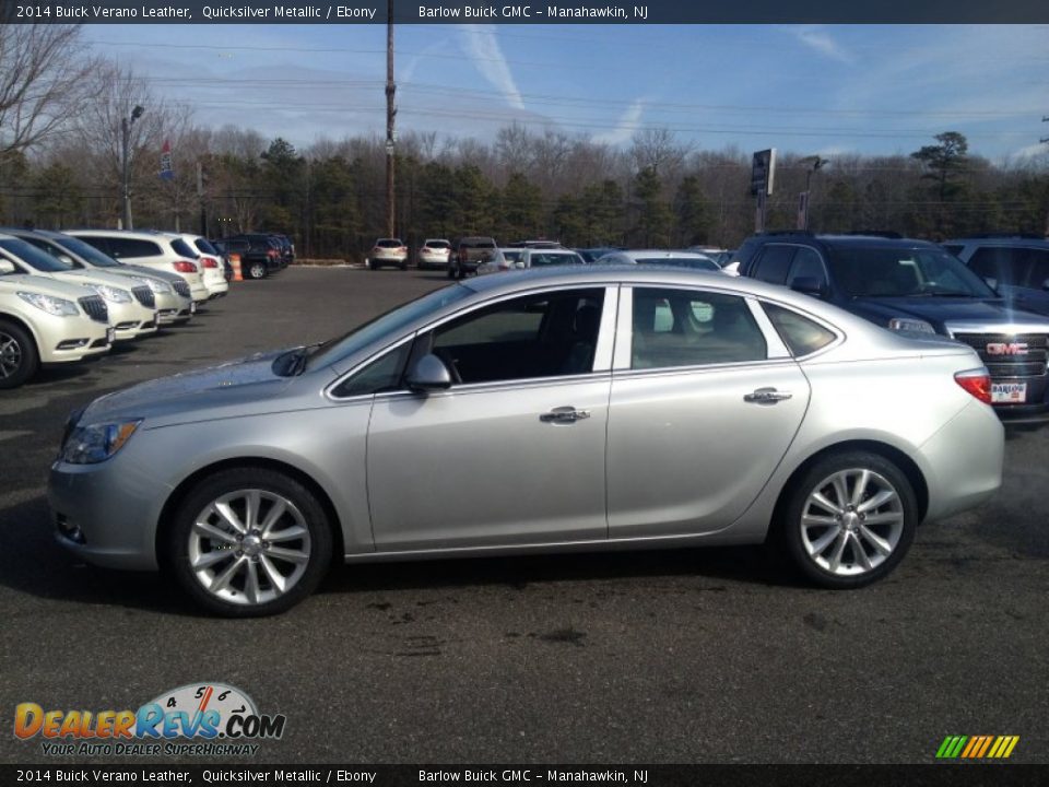 2014 Buick Verano Leather Quicksilver Metallic / Ebony Photo #3