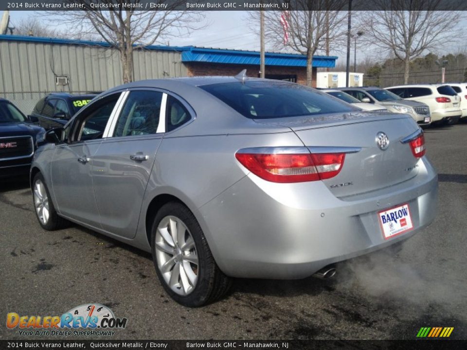 2014 Buick Verano Leather Quicksilver Metallic / Ebony Photo #4