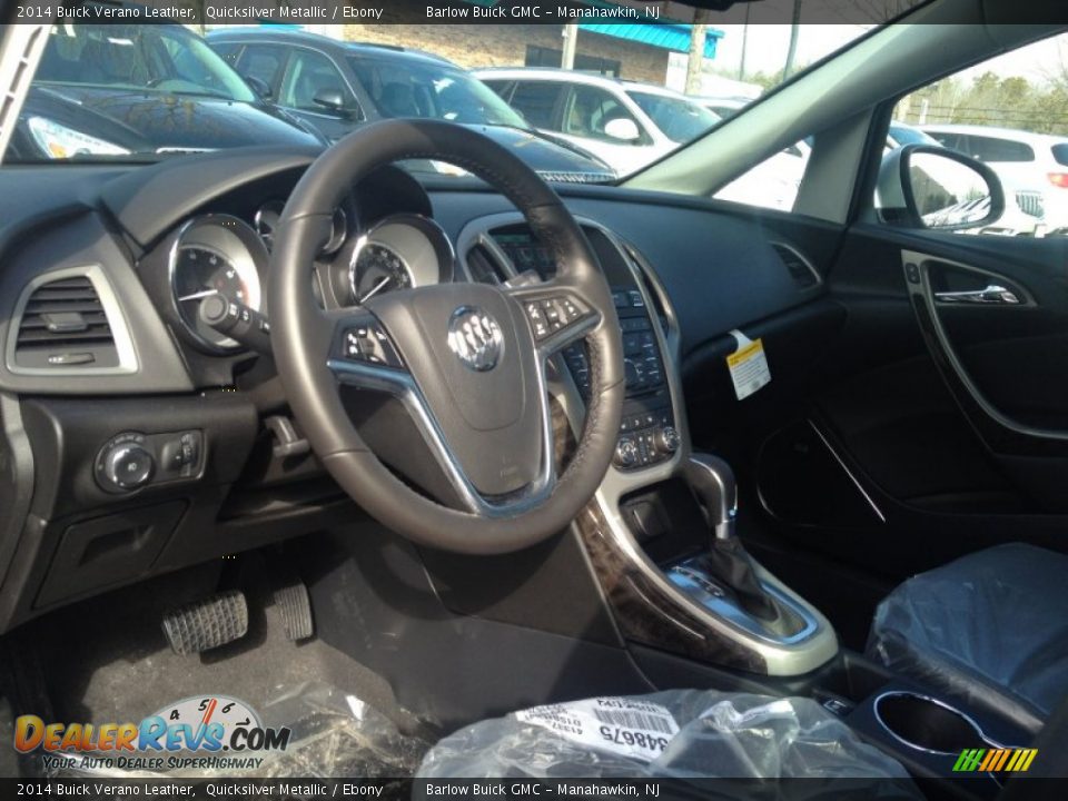 2014 Buick Verano Leather Quicksilver Metallic / Ebony Photo #7