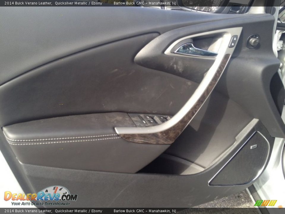 2014 Buick Verano Leather Quicksilver Metallic / Ebony Photo #8