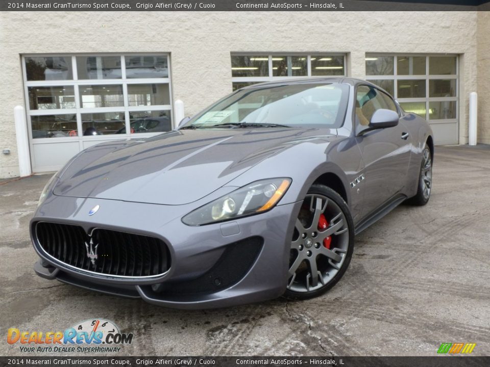 2014 Maserati GranTurismo Sport Coupe Grigio Alfieri (Grey) / Cuoio Photo #1