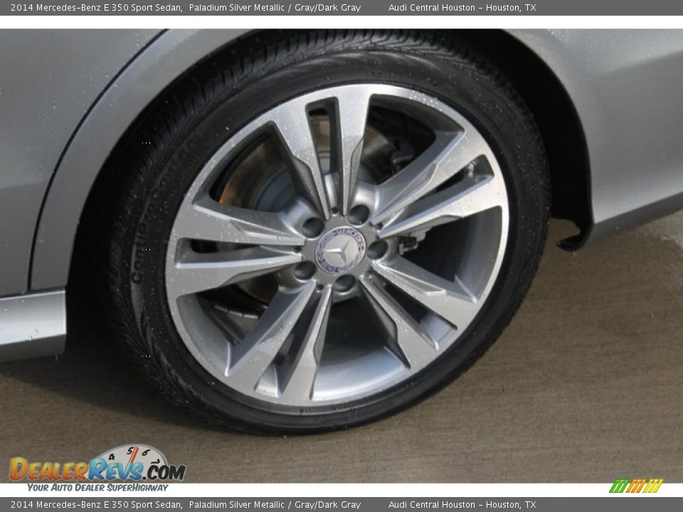 2014 Mercedes-Benz E 350 Sport Sedan Paladium Silver Metallic / Gray/Dark Gray Photo #6
