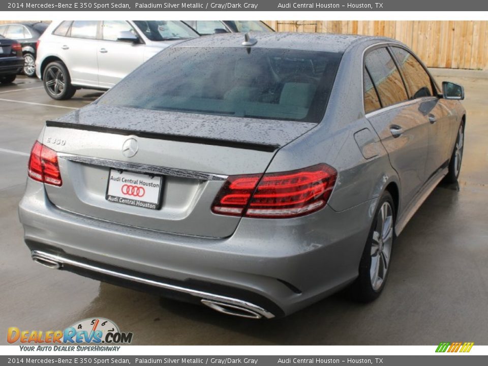 2014 Mercedes-Benz E 350 Sport Sedan Paladium Silver Metallic / Gray/Dark Gray Photo #9