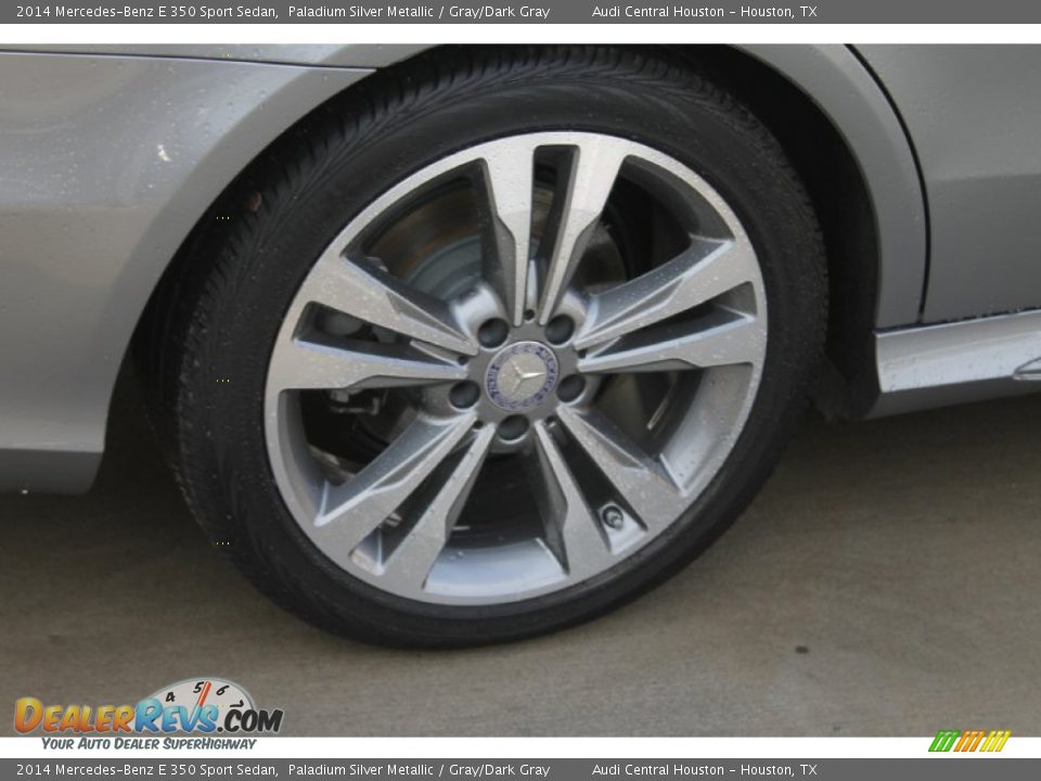 2014 Mercedes-Benz E 350 Sport Sedan Paladium Silver Metallic / Gray/Dark Gray Photo #10