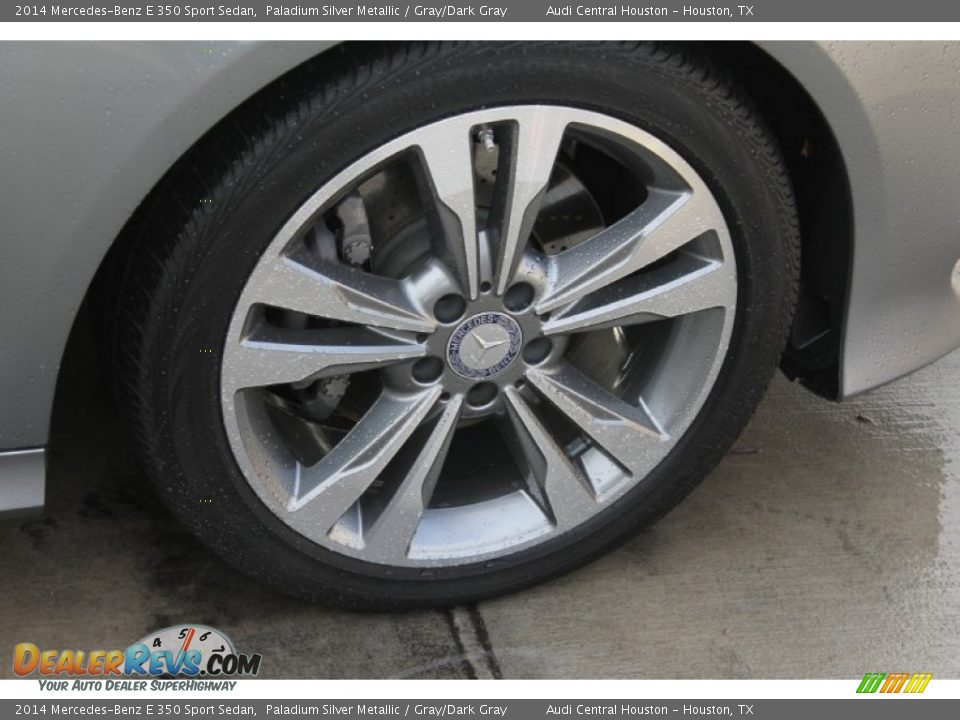 2014 Mercedes-Benz E 350 Sport Sedan Paladium Silver Metallic / Gray/Dark Gray Photo #12