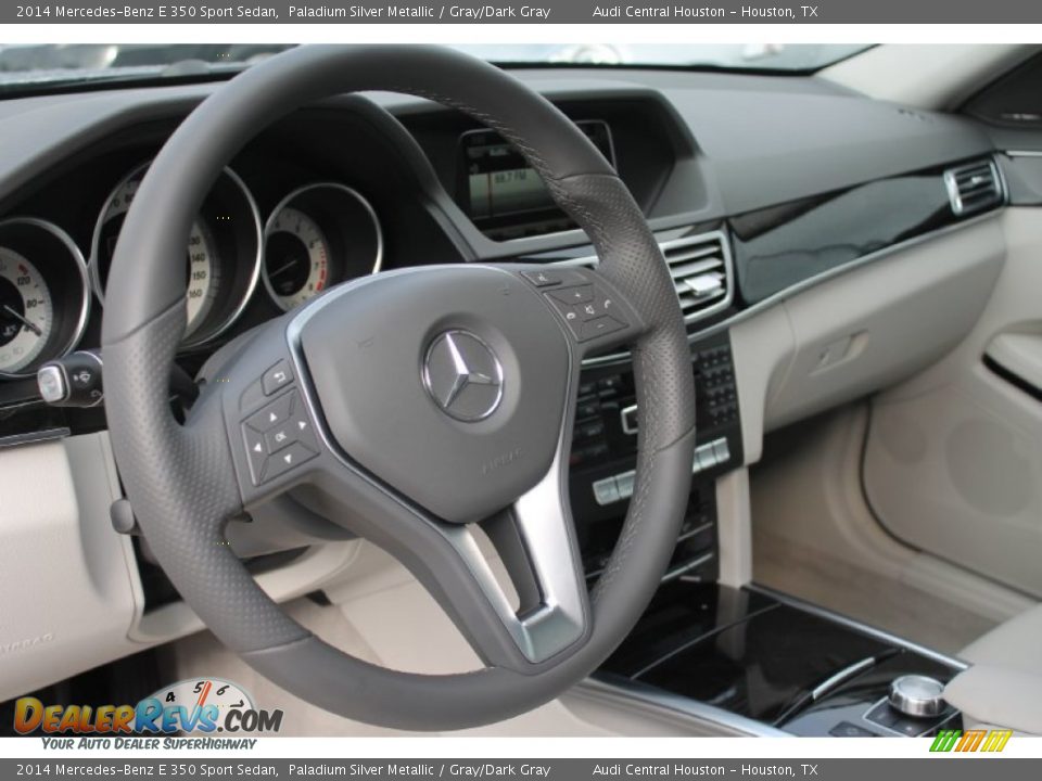 2014 Mercedes-Benz E 350 Sport Sedan Paladium Silver Metallic / Gray/Dark Gray Photo #15