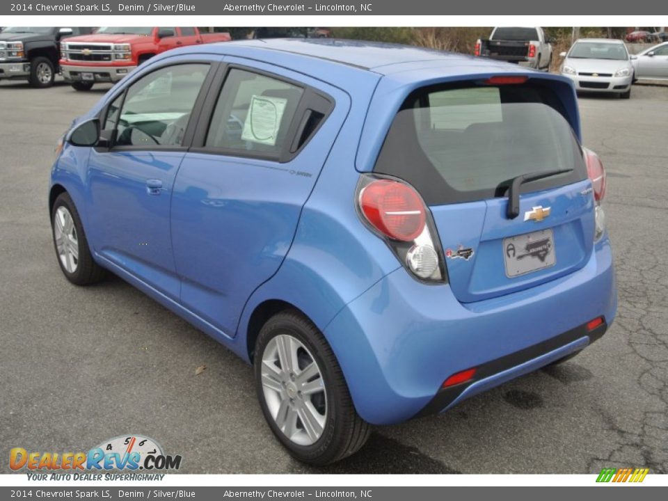 2014 Chevrolet Spark LS Denim / Silver/Blue Photo #4