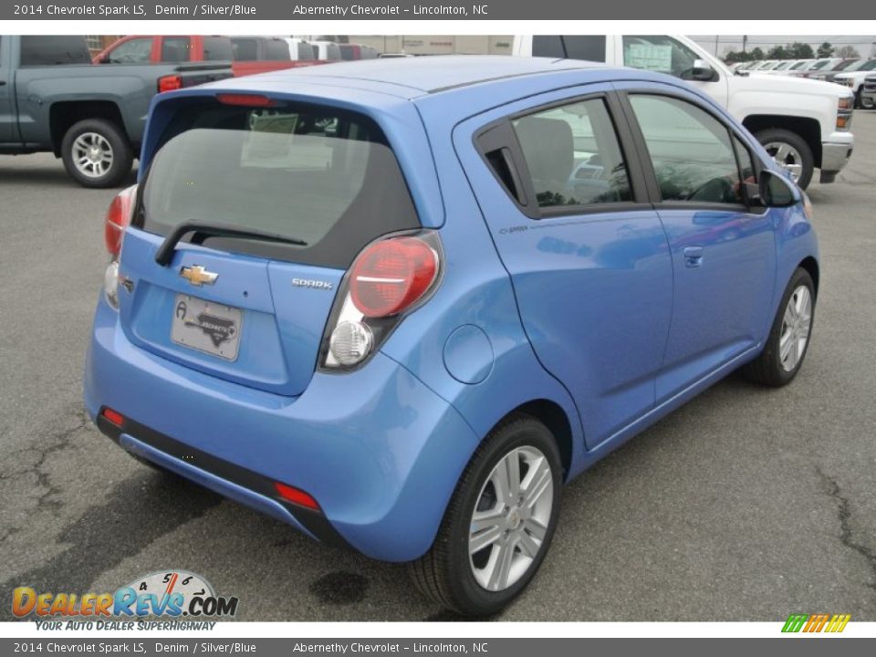 2014 Chevrolet Spark LS Denim / Silver/Blue Photo #5