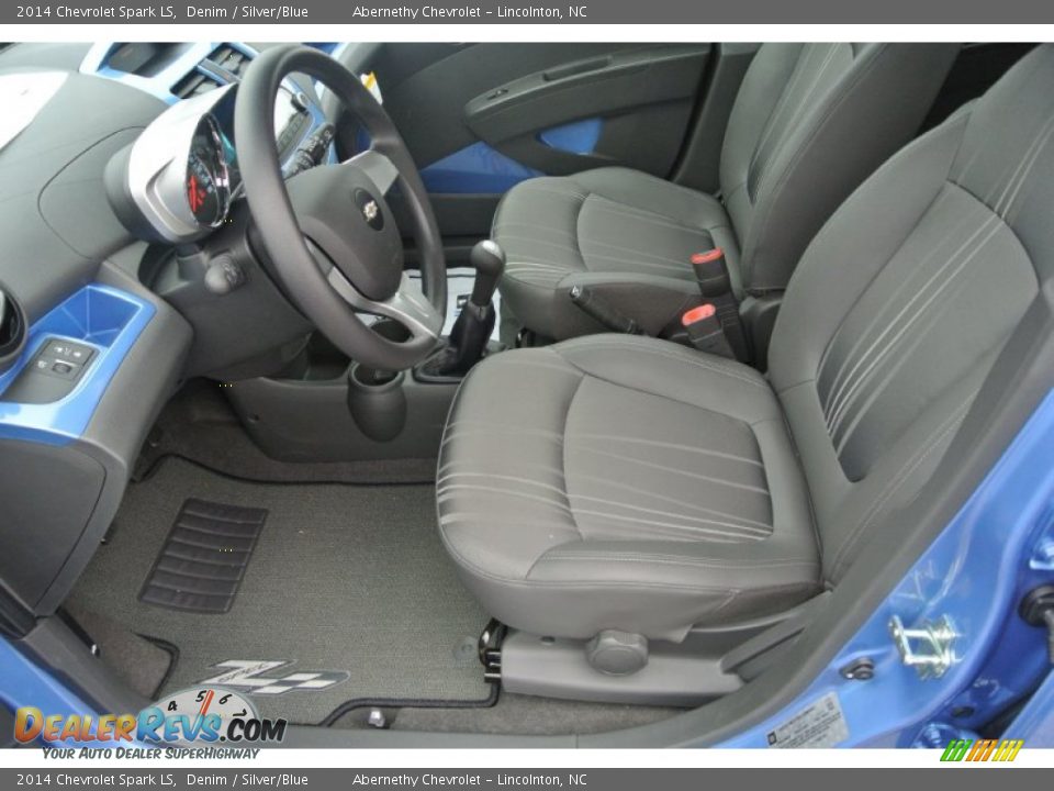 2014 Chevrolet Spark LS Denim / Silver/Blue Photo #8