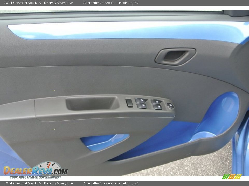 2014 Chevrolet Spark LS Denim / Silver/Blue Photo #9